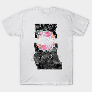 Peeking cat T-Shirt